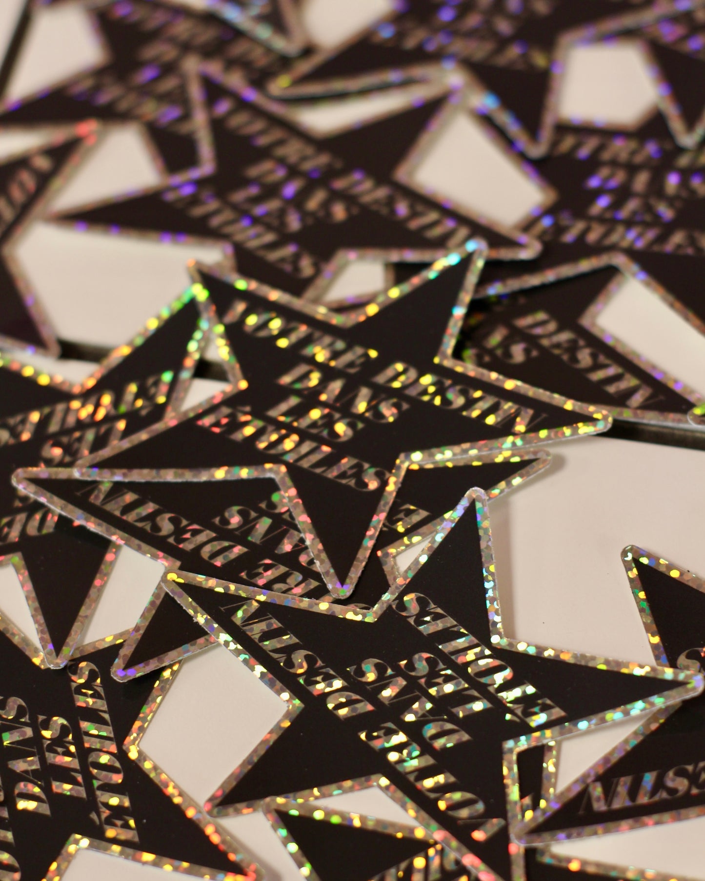 Sticker scintillant Dans les étoiles