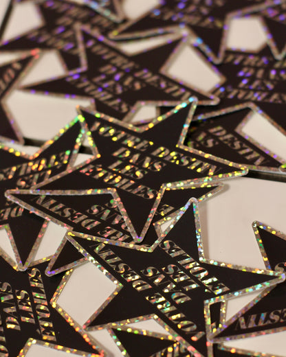 Sticker scintillant Dans les étoiles