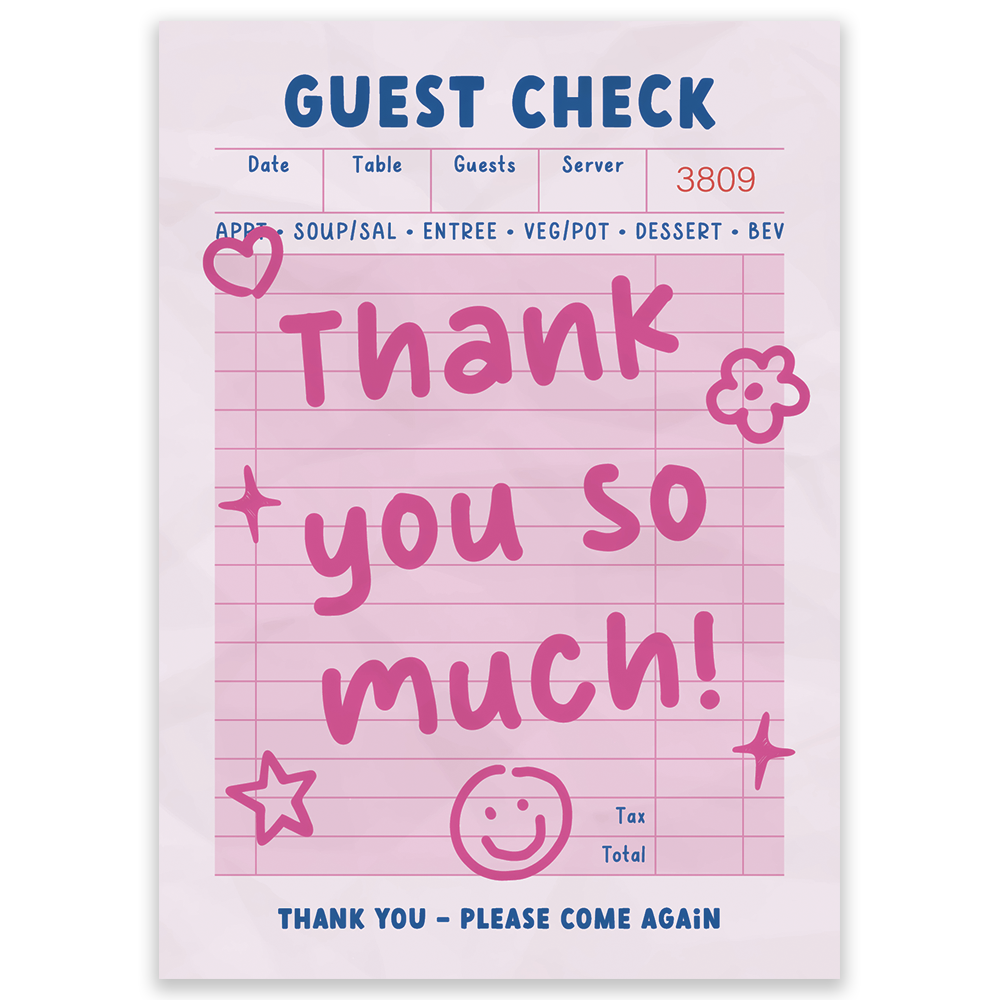 Carte Postale - Thank You