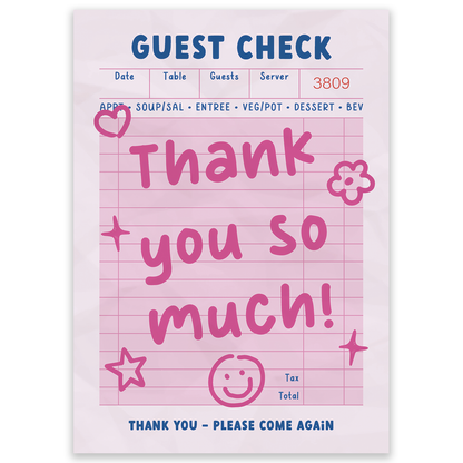 Carte Postale - Thank You
