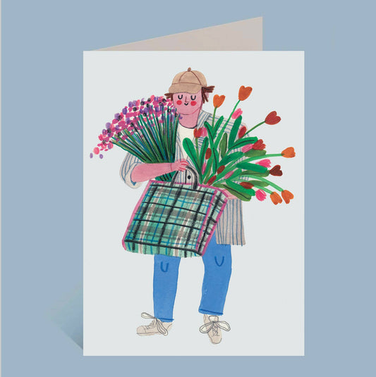 Carte Postale THE FLOWER GUY