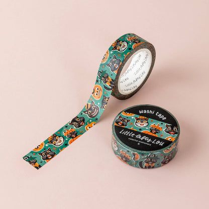 Washi Tape - Halloween Vintage Vert
