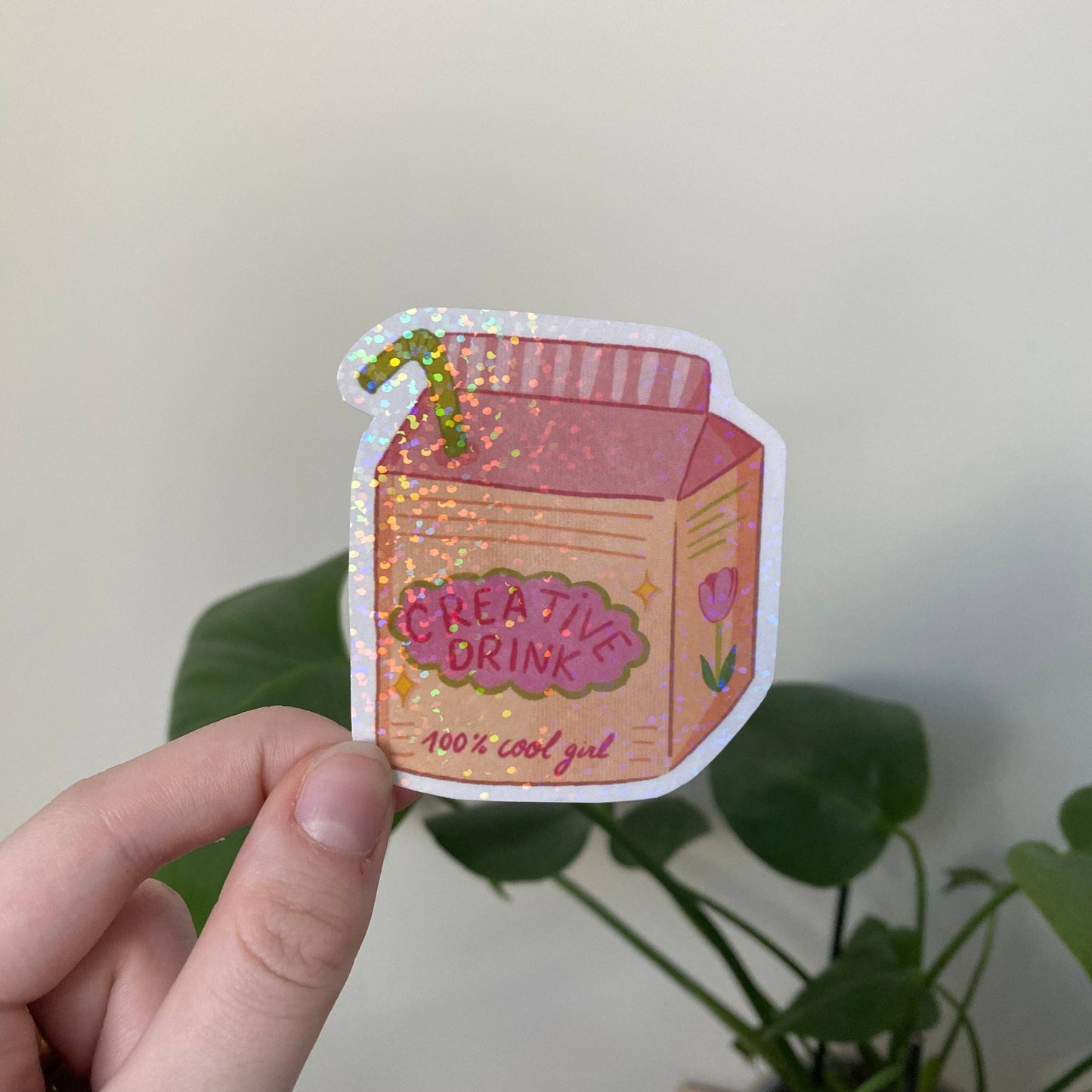 Sticker Creative Drink