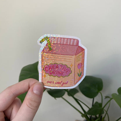 Sticker Creative Drink