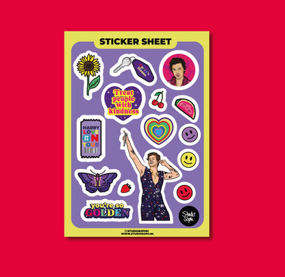 Planche de stickers A5 - Harry Golden