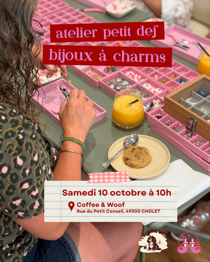 Atelier Bijoux à Charms & Breakfast à Cholet | 10 octobre - 10h