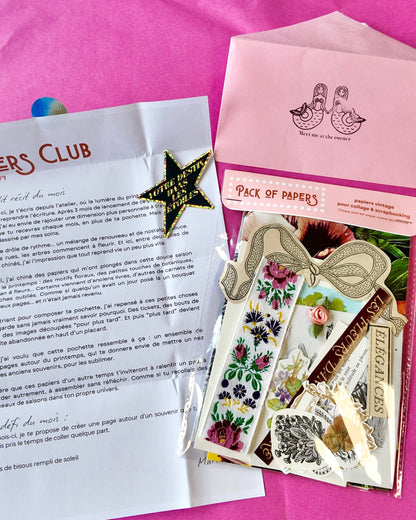 Papers Club | ABONNEMENT MENSUEL