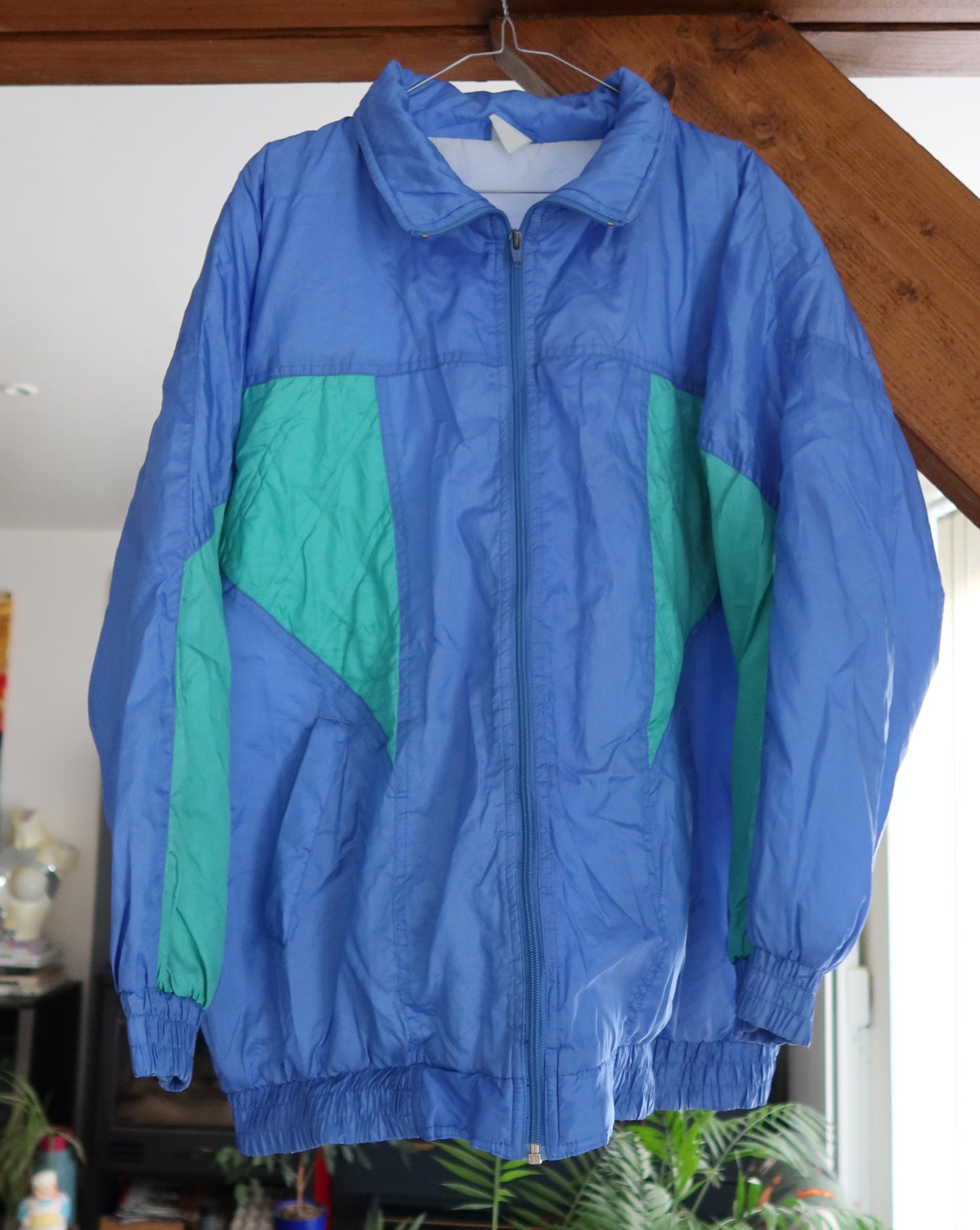 Veste de sport bleu & turquoise | T. XL