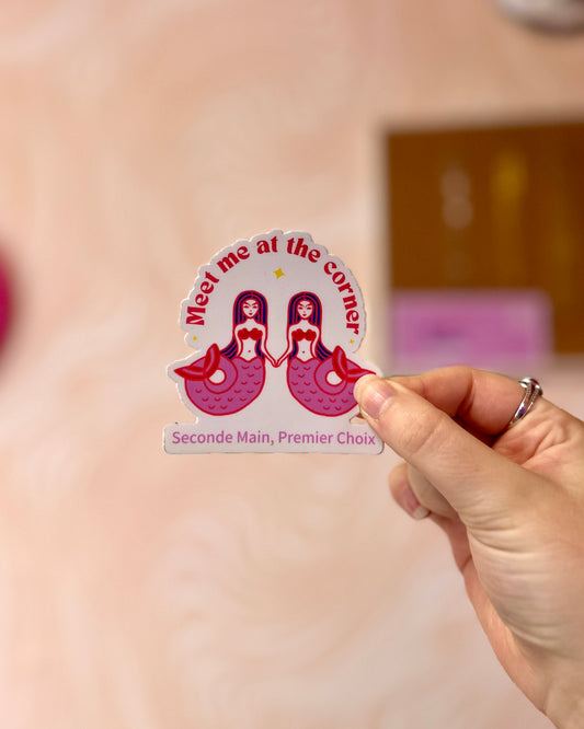 Autocollant Meet me at the corner