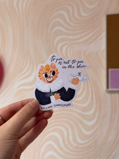 Autocollant William Shakespurr