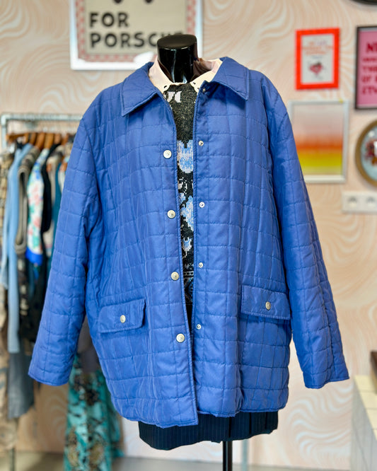 Veste bleue matelassée | T. 2XL / 3XL