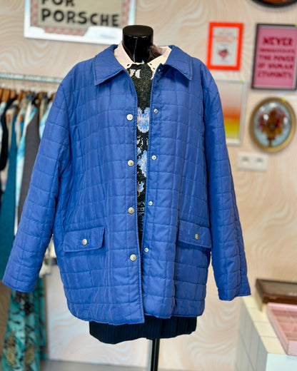Veste bleue matelassée | T. 2XL / 3XL