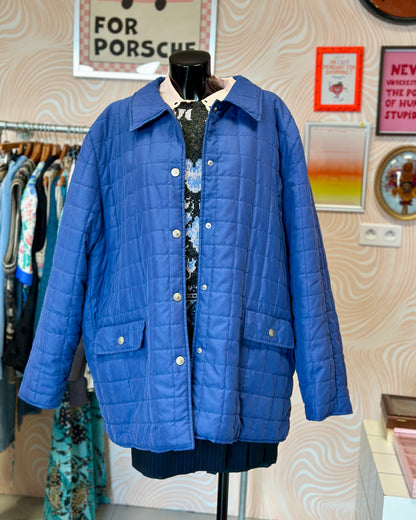 Veste bleue matelassée | T. 2XL / 3XL