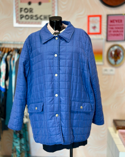 Veste bleue matelassée | T. 2XL / 3XL