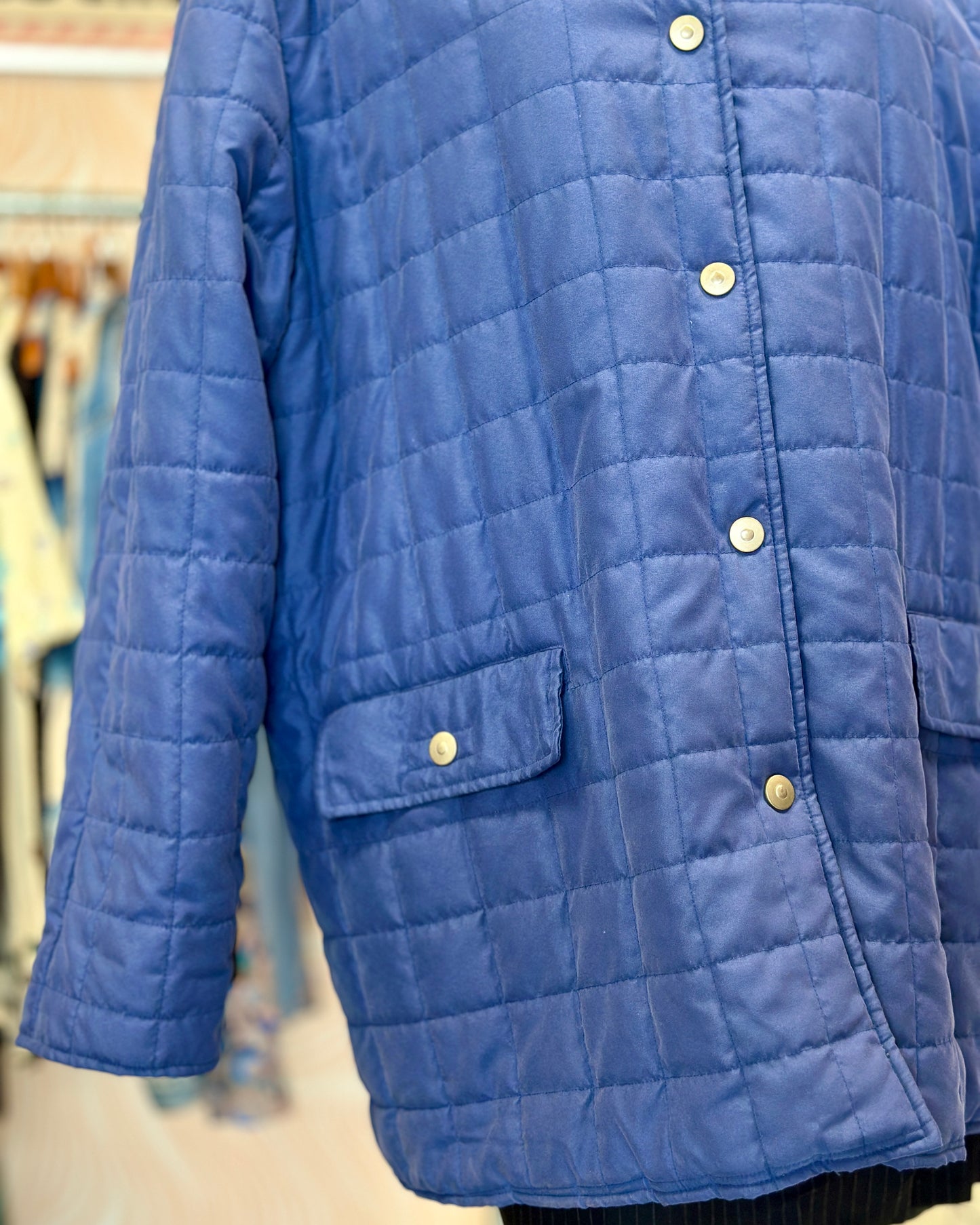 Veste bleue matelassée | T. 2XL / 3XL