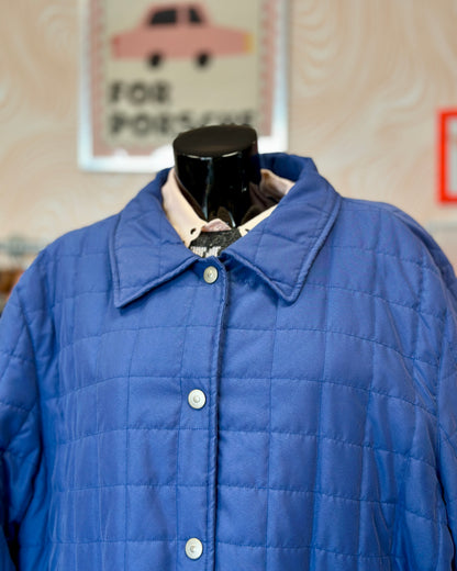 Veste bleue matelassée | T. 2XL / 3XL