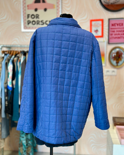 Veste bleue matelassée | T. 2XL / 3XL
