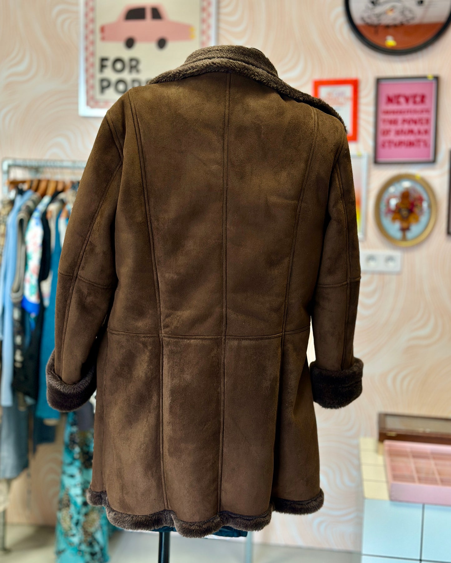 Manteau marron tout doux | T. M / L