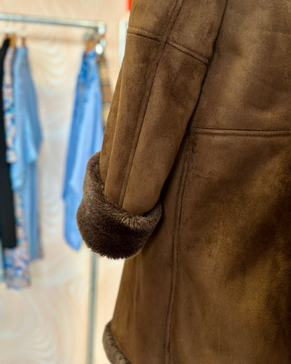 Manteau marron tout doux | T. M / L