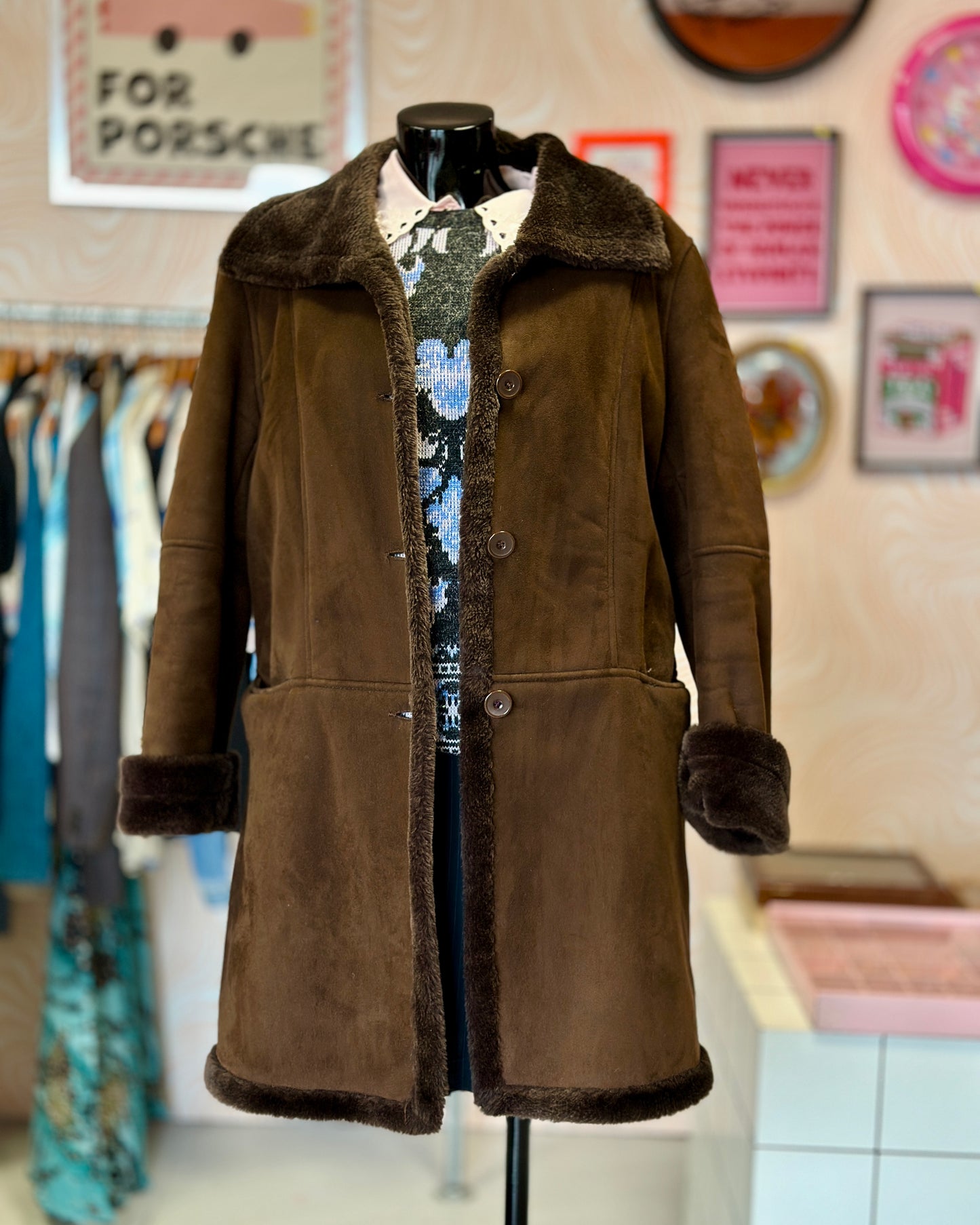 Manteau marron tout doux | T. M / L