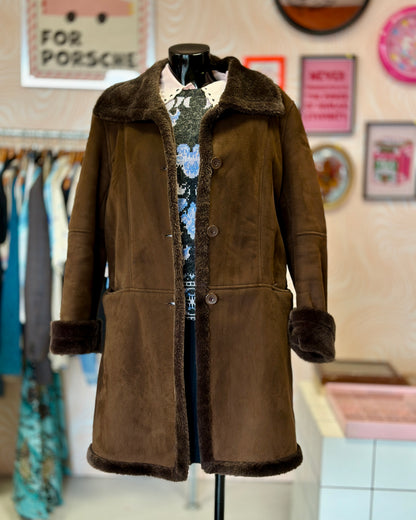 Manteau marron tout doux | T. M / L
