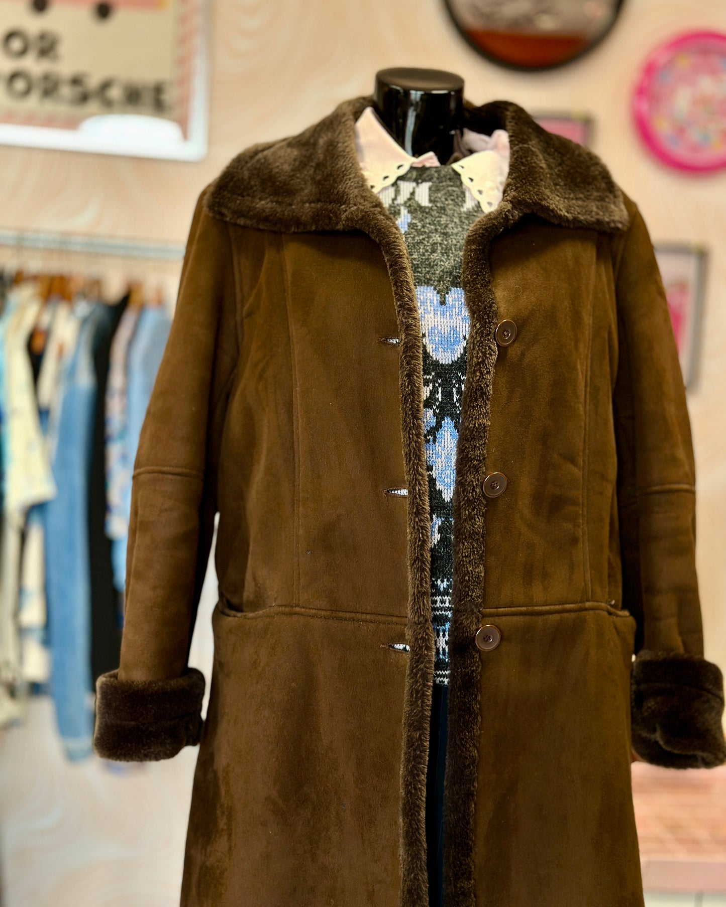 Manteau marron tout doux | T. M / L