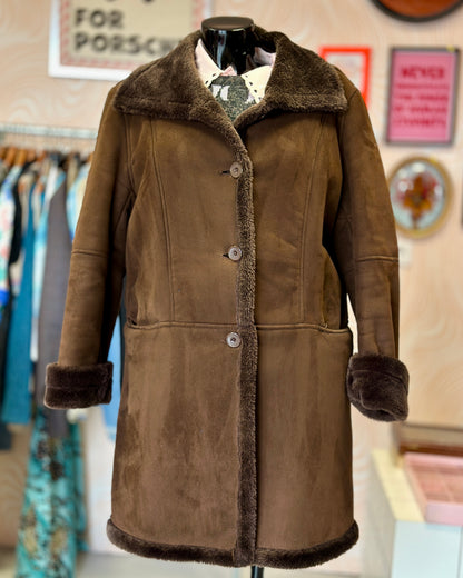 Manteau marron tout doux | T. M / L