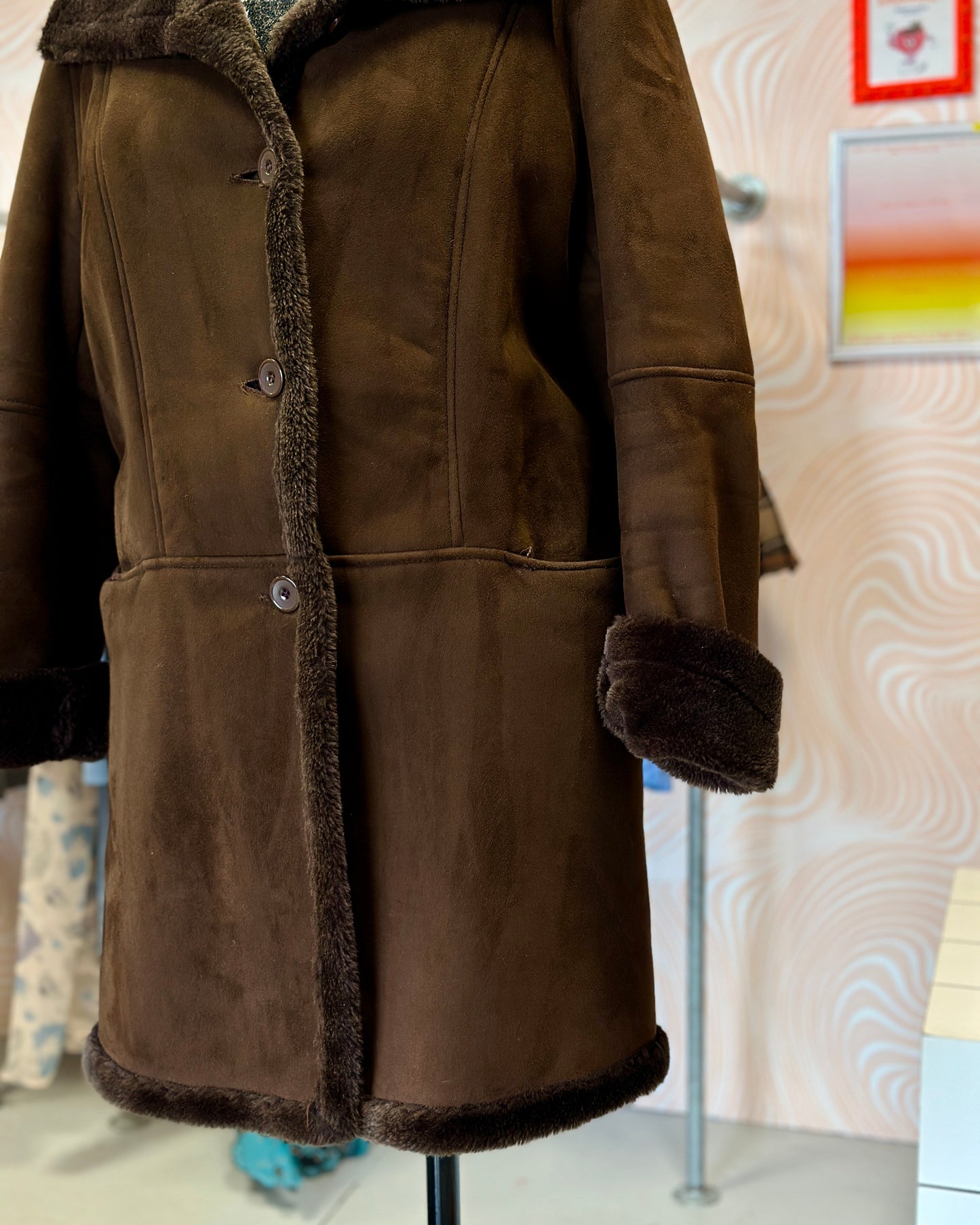Manteau marron tout doux | T. M / L