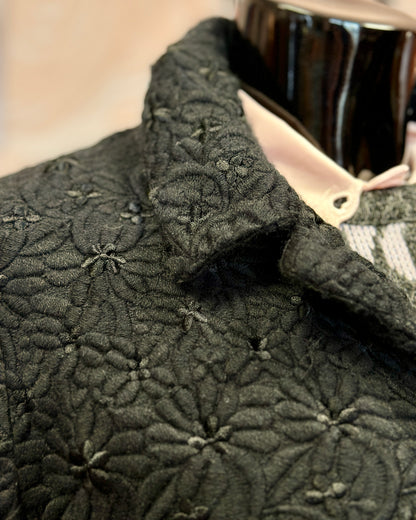 Blazer noir à fleurs Comme des Garçons | T. S