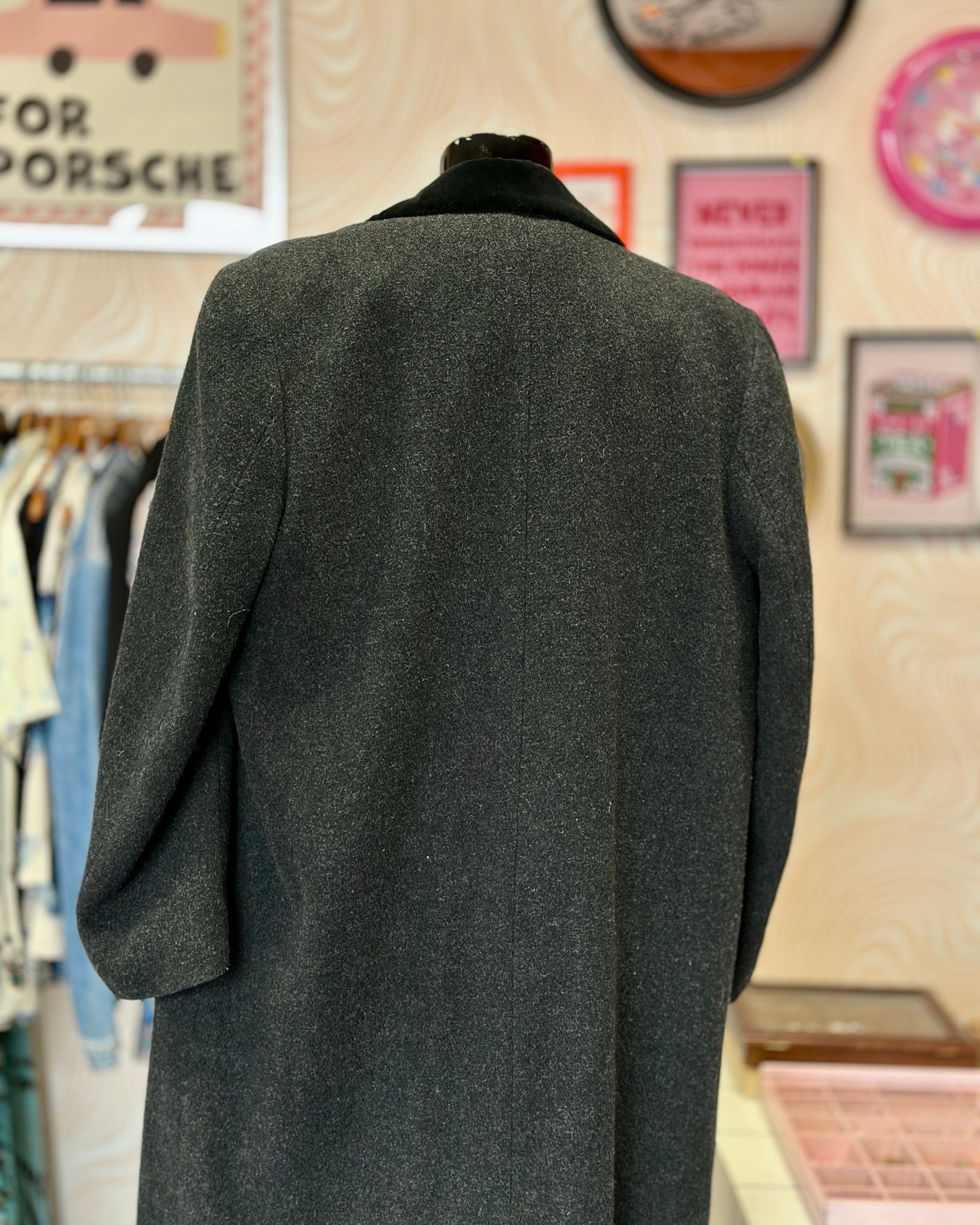 Manteau long gris | T. L