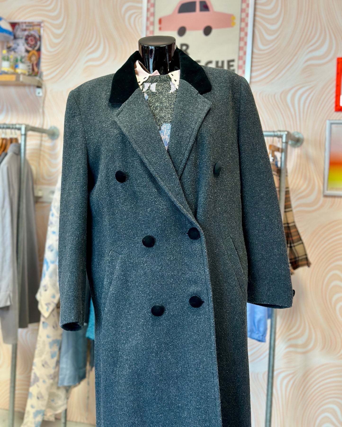 Manteau long gris | T. L