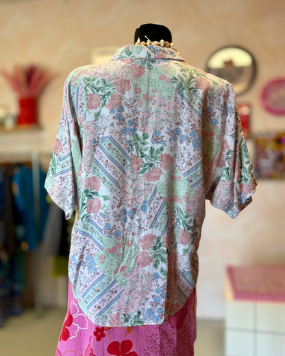 Chemise pastel à fleurs | T. L