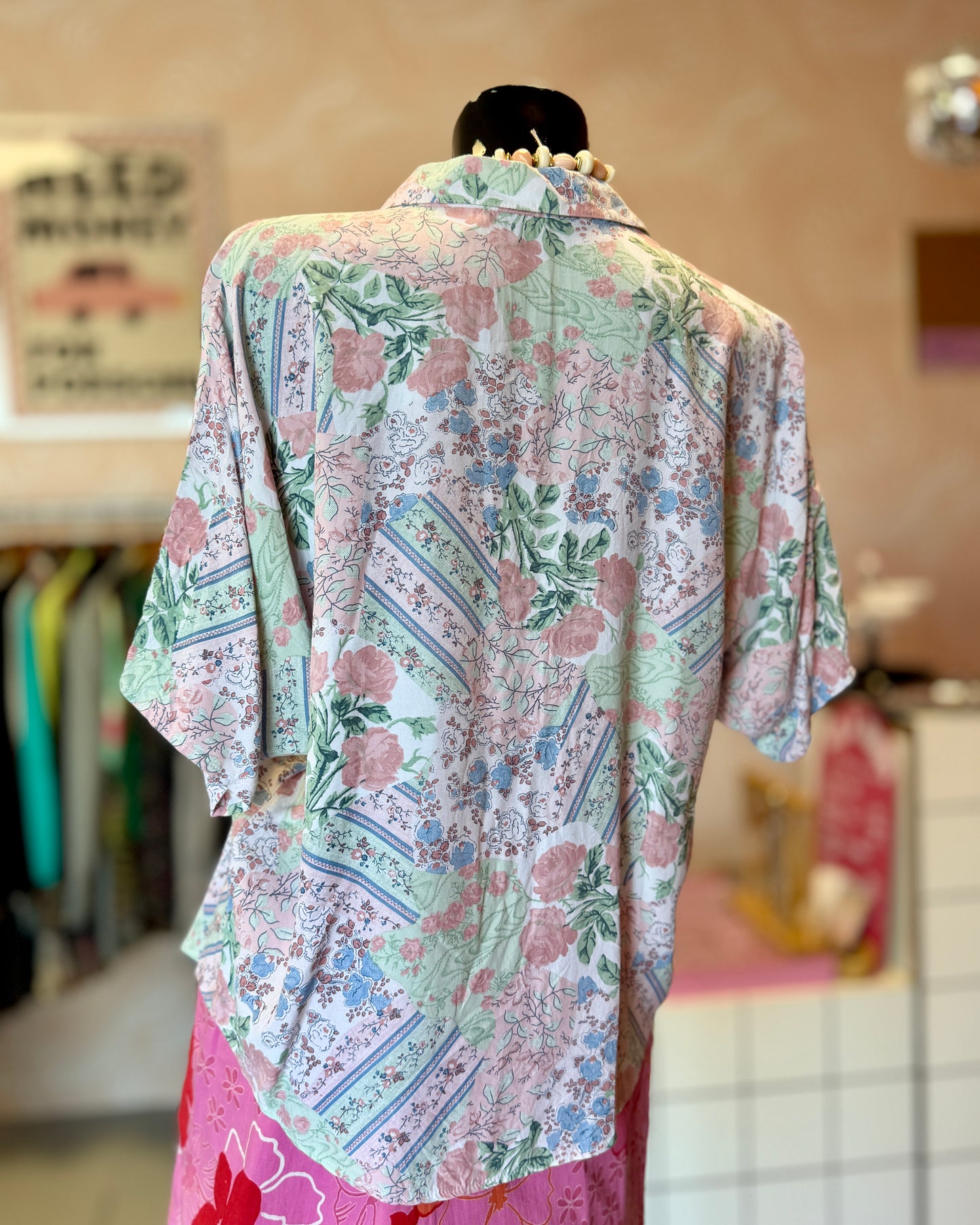 Chemise pastel à fleurs | T. L