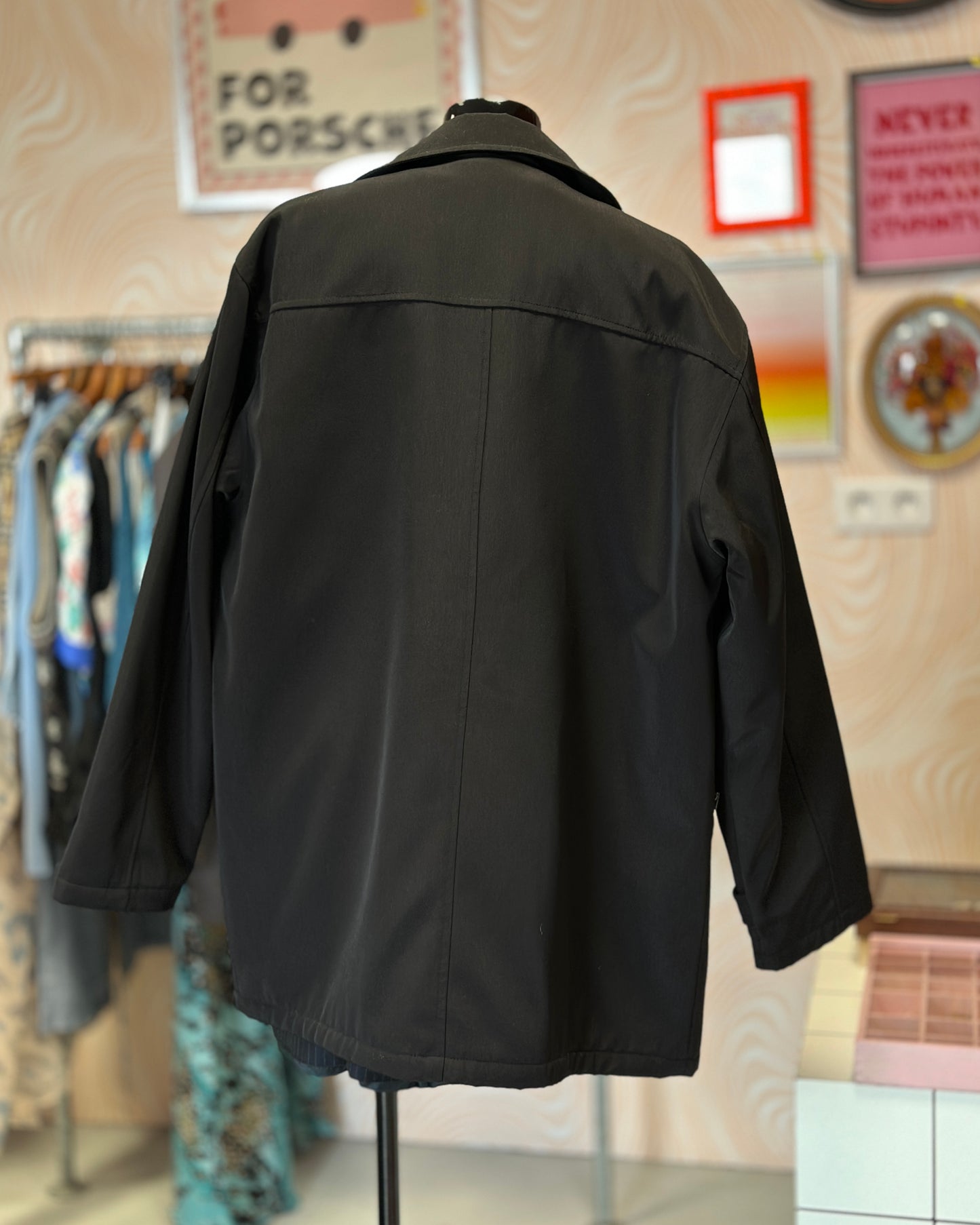 Manteau noir homme | T. XL