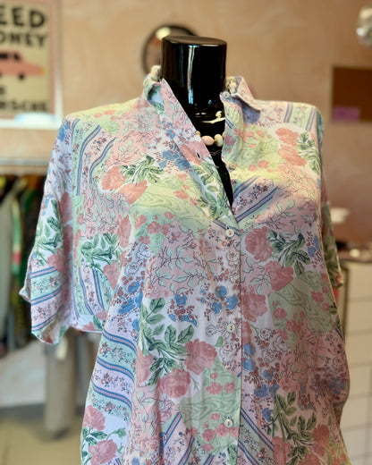 Chemise pastel à fleurs | T. L