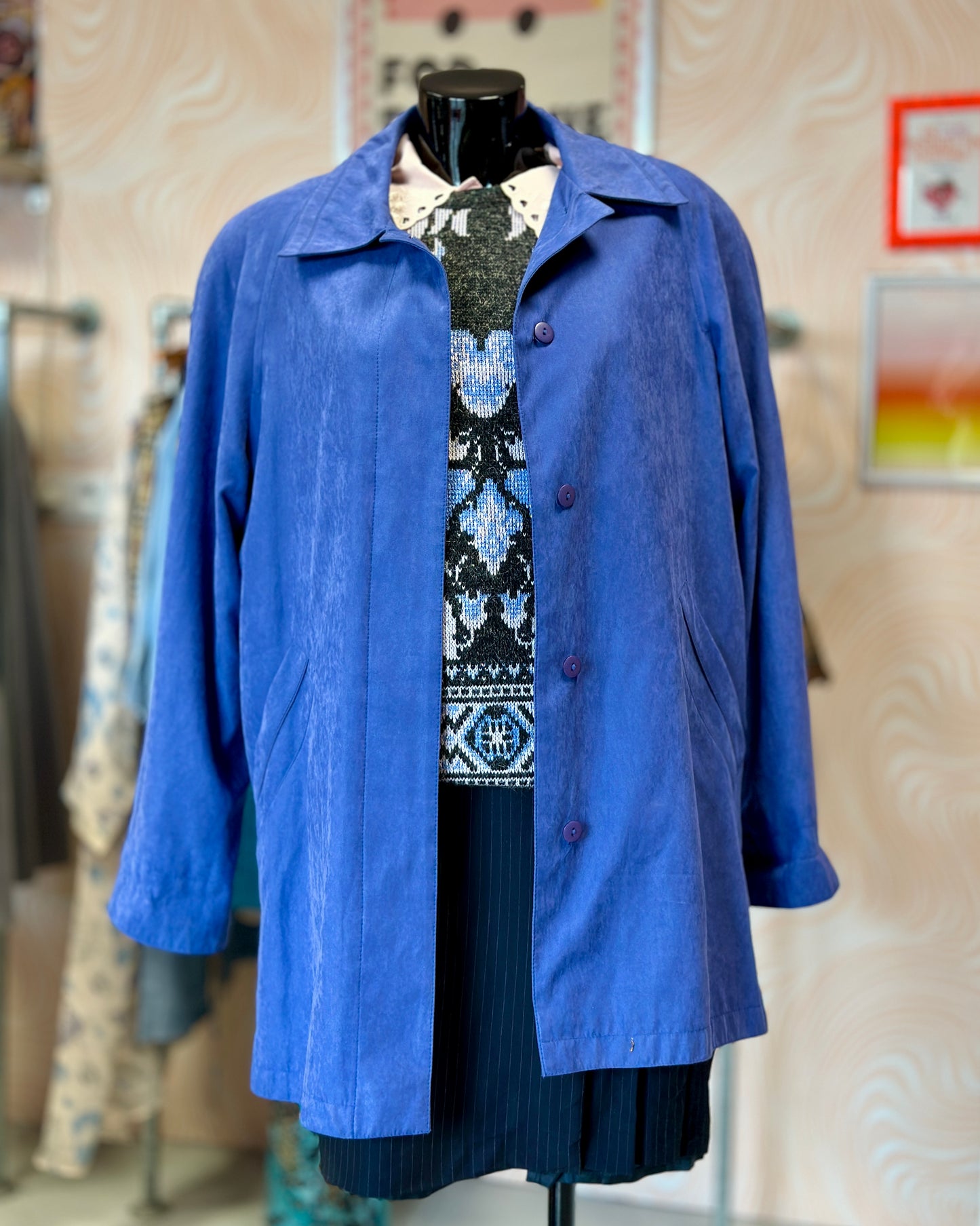 Veste bleue | T. L