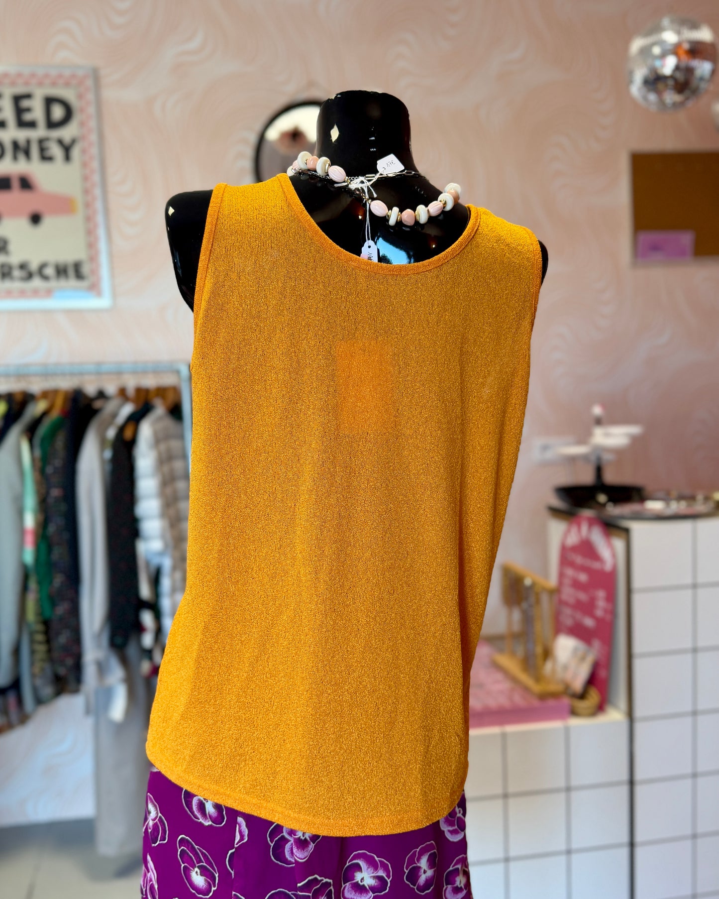 Débardeur orange | T. XL