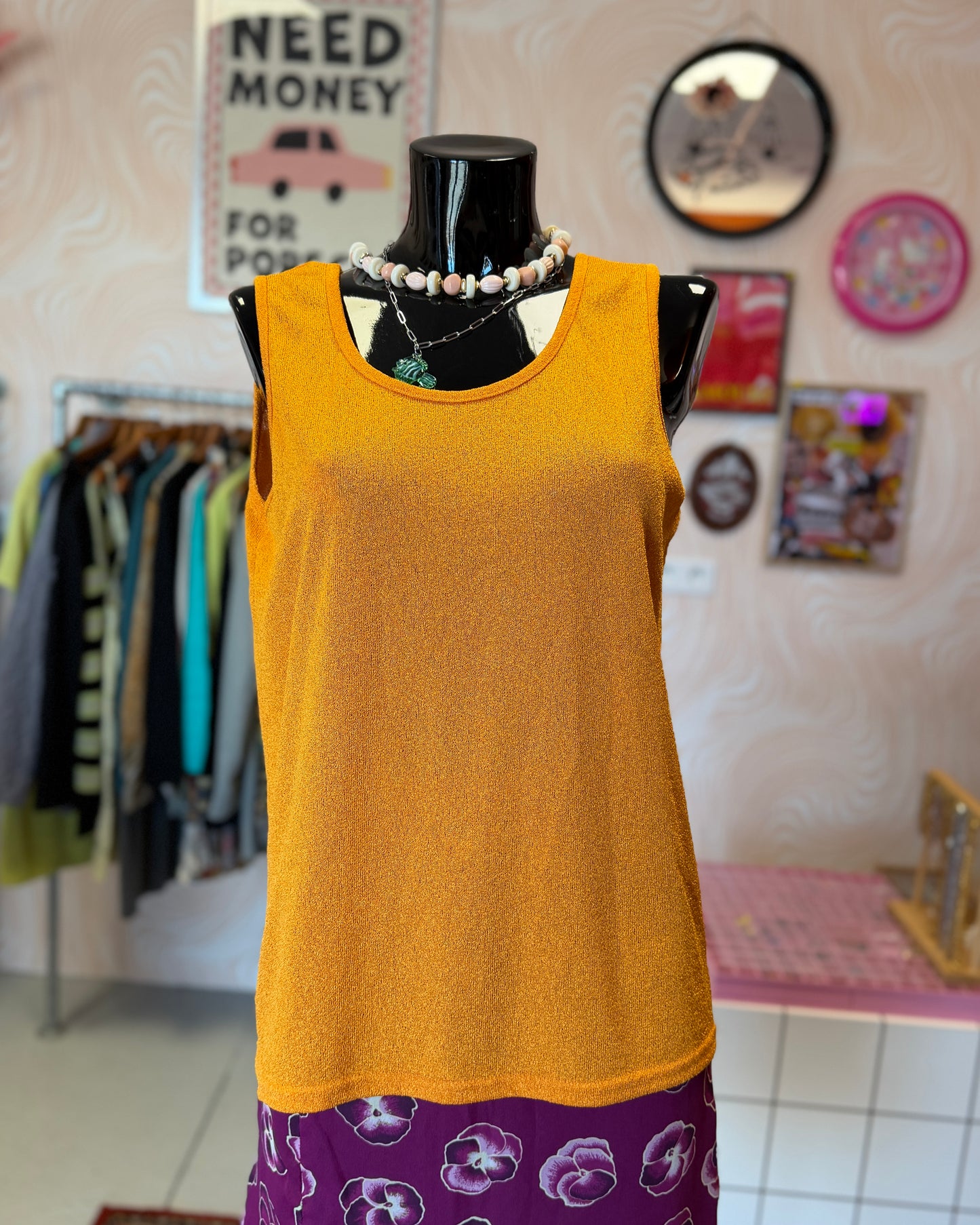Débardeur orange | T. XL