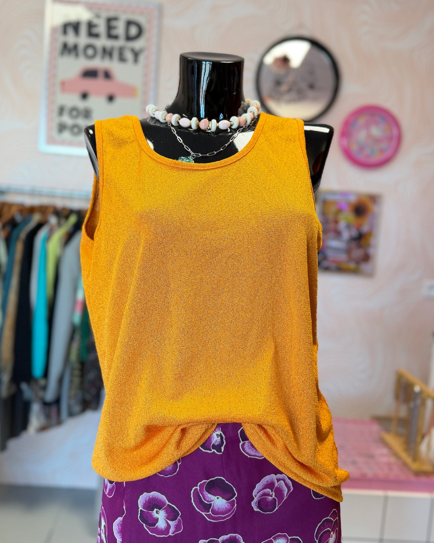 Débardeur orange | T. XL