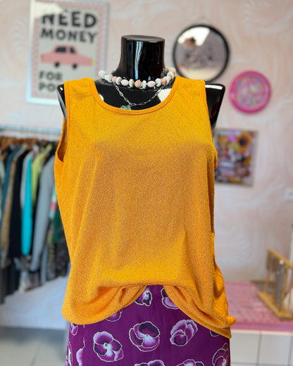 Débardeur orange | T. XL