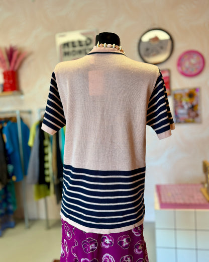 T-shirt en maille dauphin | T. L