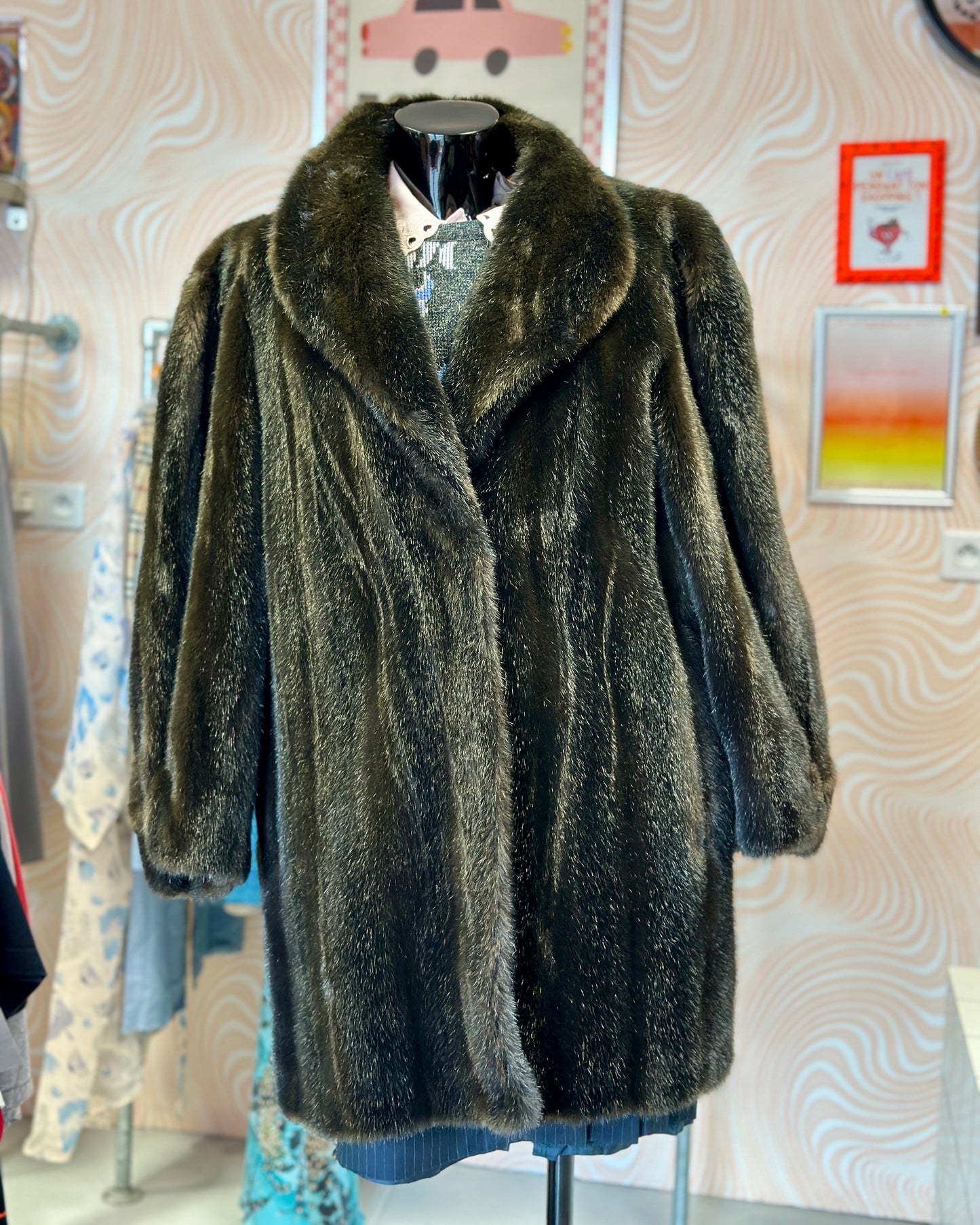 Manteau en fausse fourrure | T. L / XL