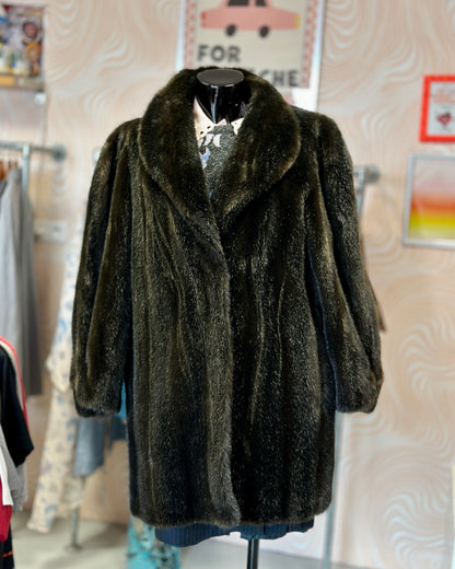 Manteau en fausse fourrure | T. L / XL