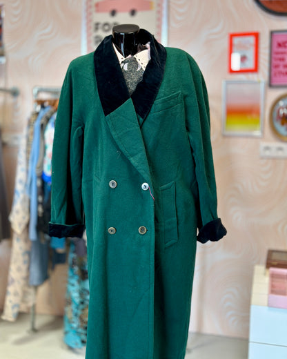 Manteau long vert | T. L