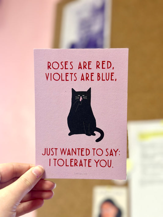 Carte postale | Valentine Cat