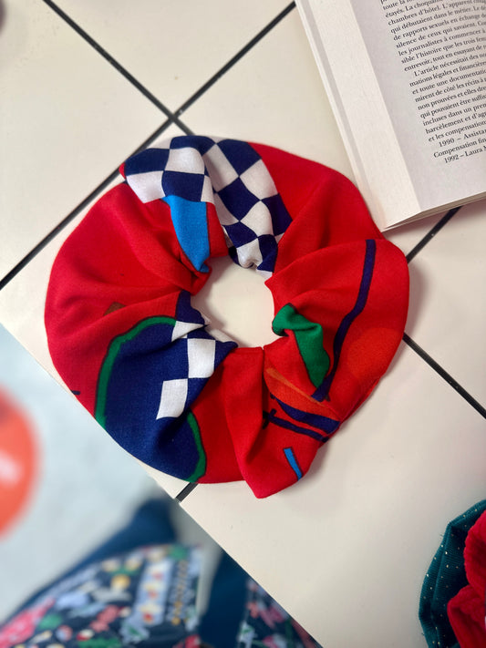 Big Scrunchie Rouge ColorBloc