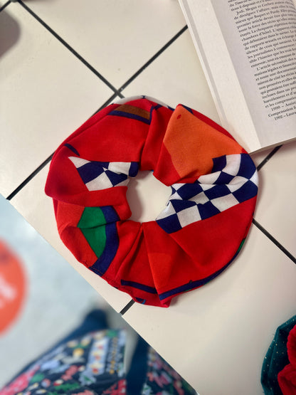 Big Scrunchie Rouge ColorBloc
