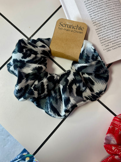 Big Scrunchie Léopard Gris
