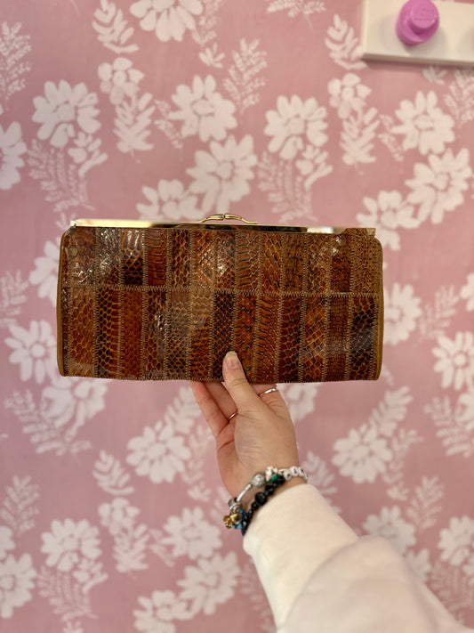 Pochette patchwork animal