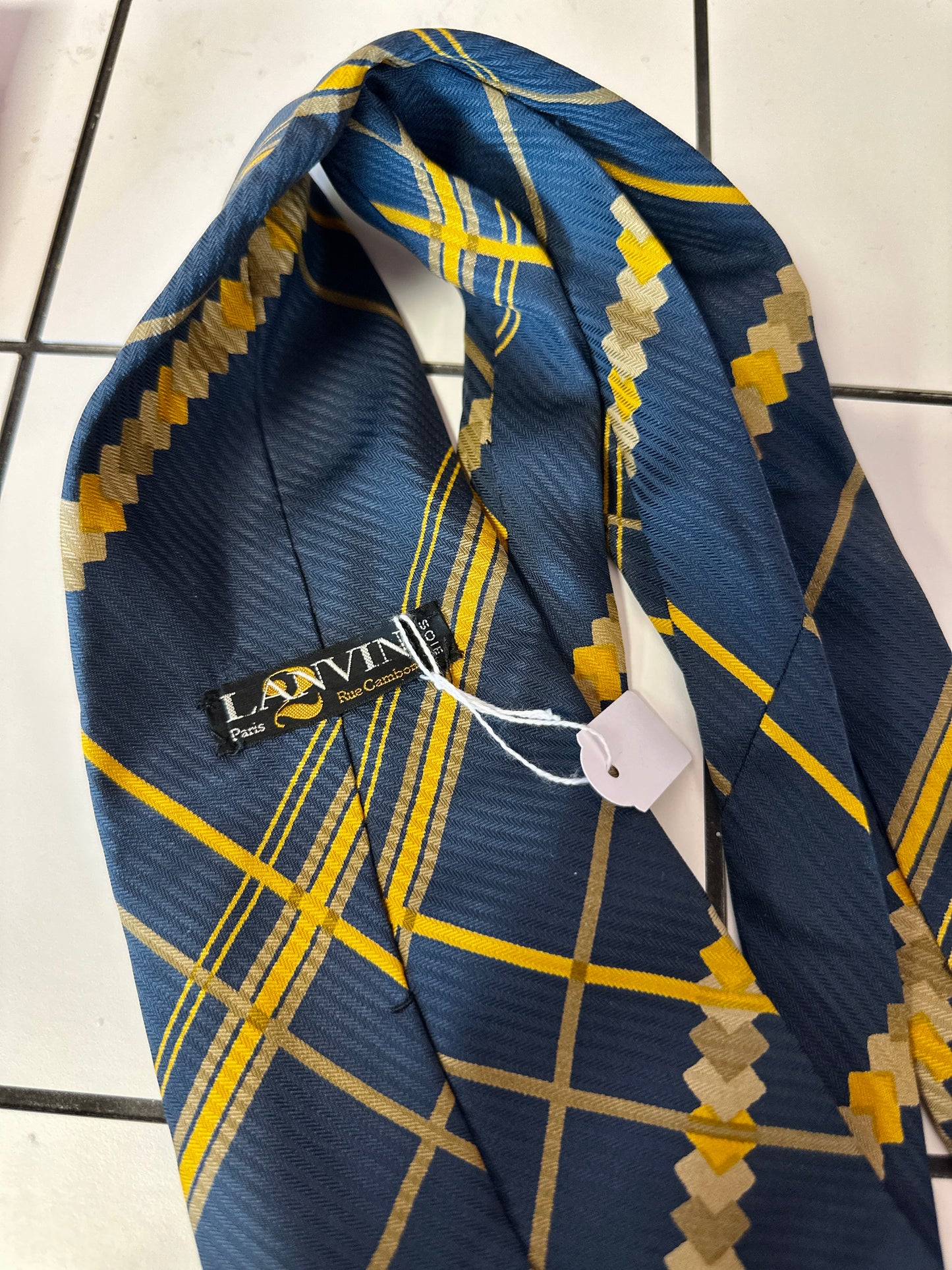Cravate à motifs Lanvin